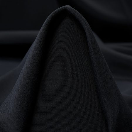 CRÊPE DE CHINE, ACETATE, BLACKENED PEARL