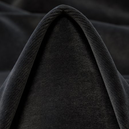 VELVET, COTTON, BLACKENED PEARL