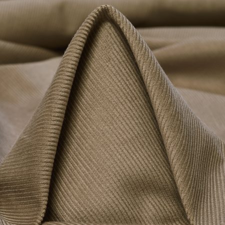 CORDUROY, COTTON, GREEN TAUPE