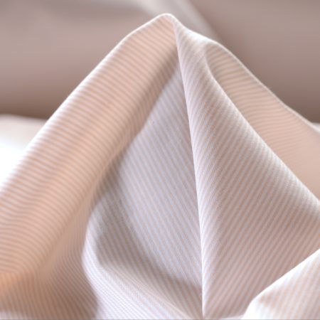 POPLIN, COTTON, STRIPES, BELLINI&BRILLIANT WHITE