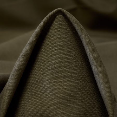 CANVAS, COTTON, BURNT OLIVE
