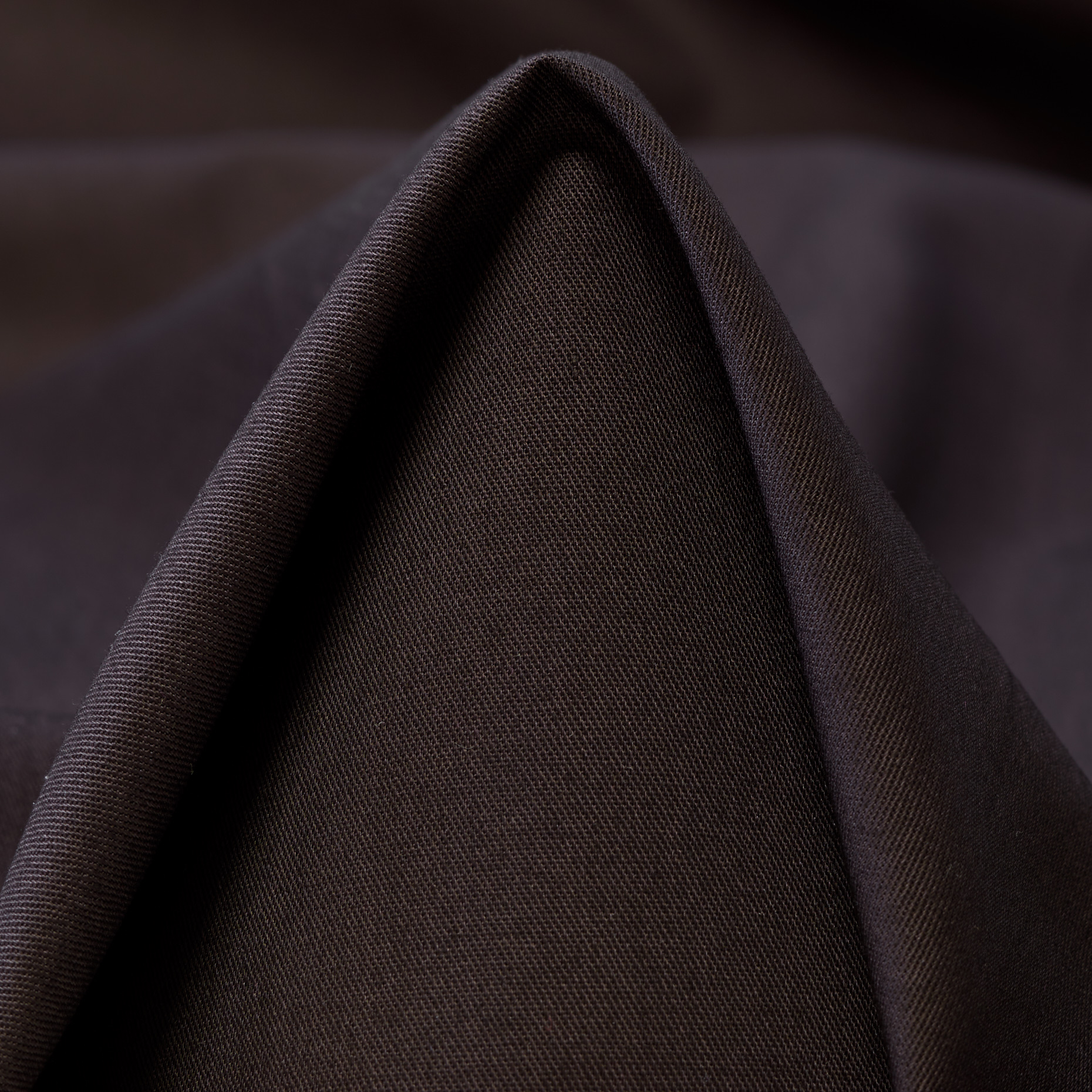 GABARDINE, COTTON, HOT FUDGE