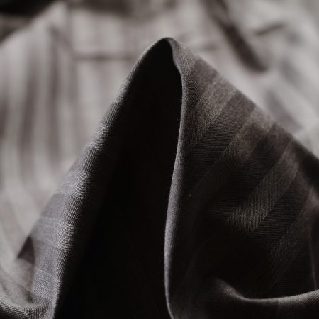 LINING, COTTON, STRIPES, ASPHALT