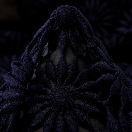 LACE, COTTON, FLORAL, MIDNIGHT BLUE