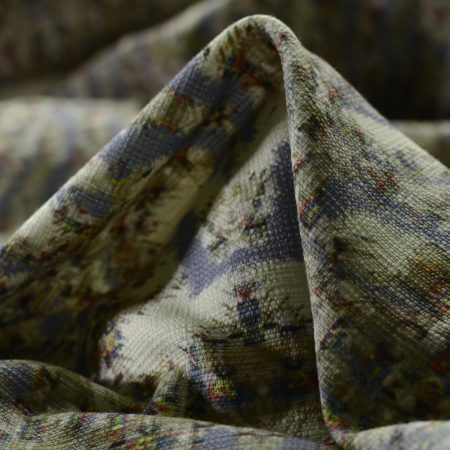 CANVAS, COTTON ELASTIC, PRINTED, MULTICOLOR