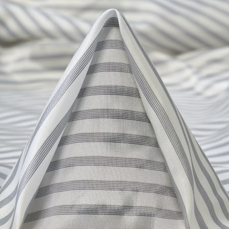 CUPRO, LINING, STRIPES, STEEL