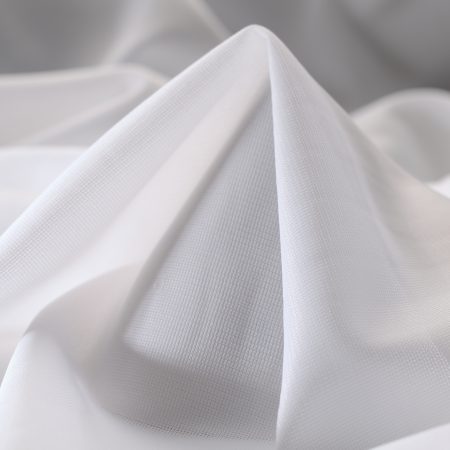 CHARMEUSE, MESH, SNOW WHITE