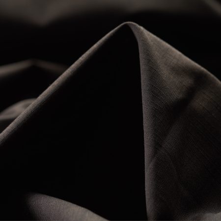 FINE WOOL, COTTON, MELANGE, ESPRESSO