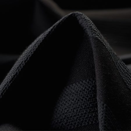 JERSEY, VISCOSE BLEND, STRIPES, RAVEN BLACK