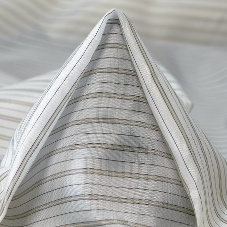 CUPRO, LINING, STRIPES, BRILLIANT WHITE