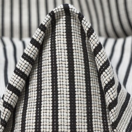 JACQUARD, DOUBLE, IVORY&RAVEN BLACK