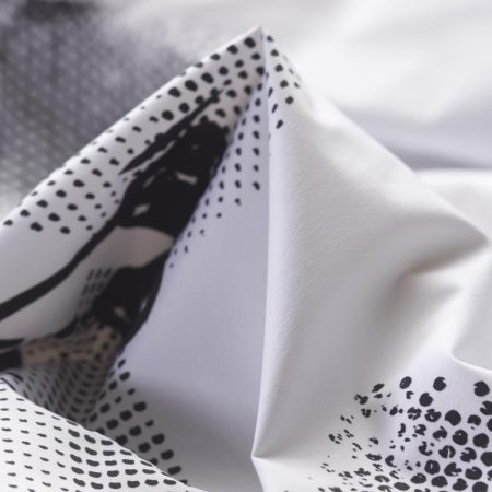 OUTDOOR, PRINTED, ELASTIC, RAVEN BLACK&BRILLIANT WHITE