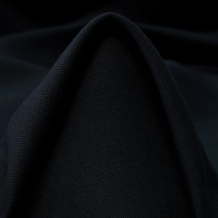 TWILL, COTTON WOOL, RAVEN BLACK