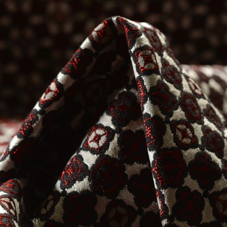 JACQUARD, LUREX, LIPSTICK&SILVER