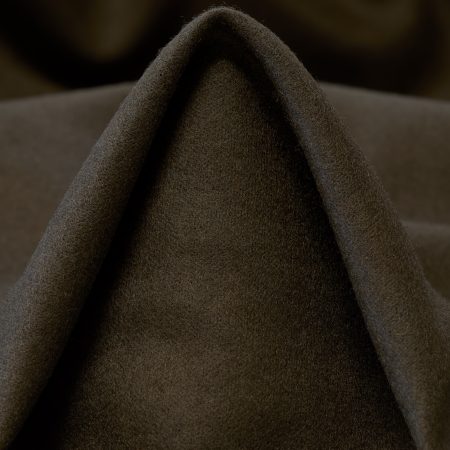 JERSEY, WOOL, BURNT OLIVE