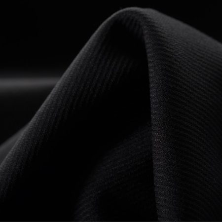 JERSEY, COTTON, ELASTIC, JET BLACK