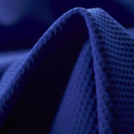 TECHNO JERSEY, VISCOSE BLEND, MICRO STRUCTURE, DAZZLING BLUE