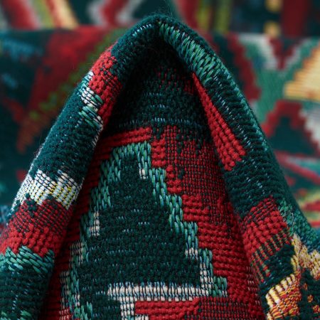 JACQUARD, DOUBLE, ETHNO, LIPSTICK&TEAL