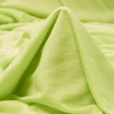 SINGLE JERSEY, VISCOSE, PALE LIME YELLOW