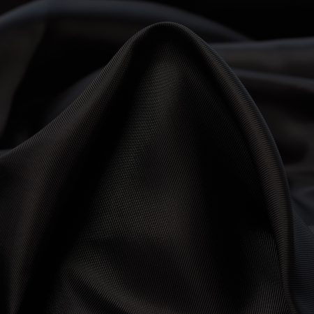 CUPRO, LINING, TWILL, JET BLACK
