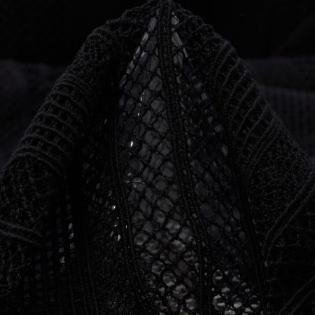 LACE, COTTON, RAVEN BLACK