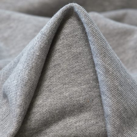 JERSEY, COTTON, MELANGE, CHISELED STONE