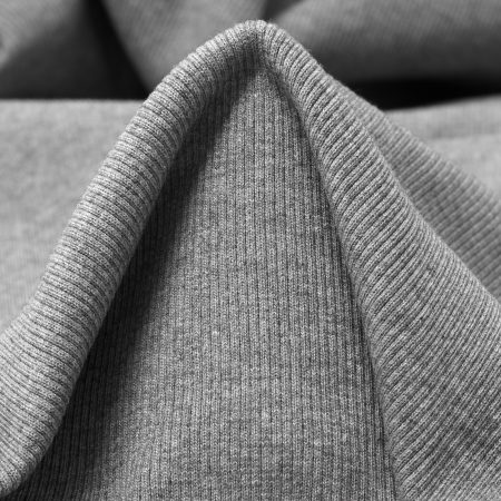 JERSEY, COTTON, RIBS, CHISELED STONE