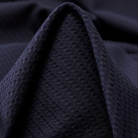 JACQUARD, COTTON, TONE ON TONE, DARK SAPPHIRE