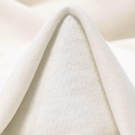 JERSEY, FRENCH TERRY, COTTON, SNOW WHITE