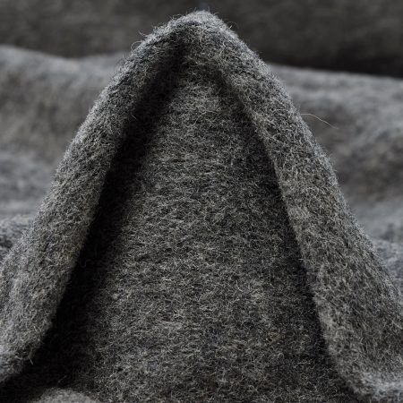 JERSEY, BOILED WOOL, MELANGE, MOCKINGBIRD