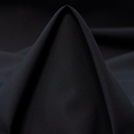 POPLIN, VISCOSE, JET BLACK