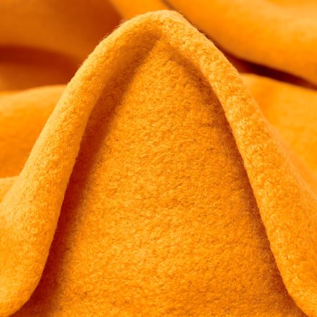 JERSEY, BOILED WOOL, BOUCLÉ, CADMIUM YELLOW