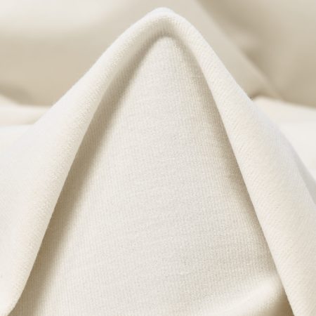 VELVET, COTTON, ELASTIC, LUCENT WHITE
