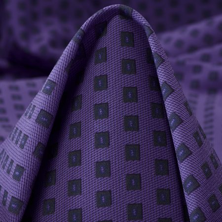 TECHNO JERSEY, PRINTED, HIGH ELASTICITY, DAHLIA PURPLE