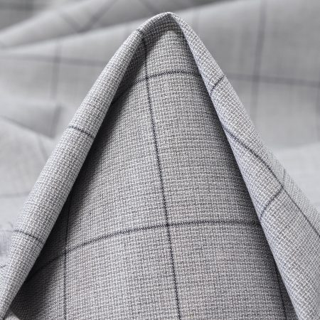 POPLIN, COTTON, CHECK, LUNAR ROCK