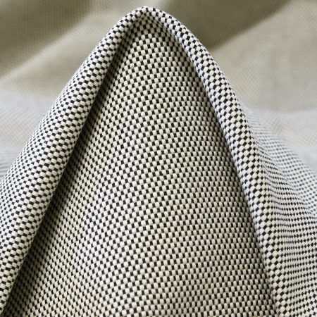 CANVAS, COTTON, RAVEN BLACK&ALMOND