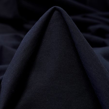 SINGLE JERSEY, COTTON, RAVEN BLACK