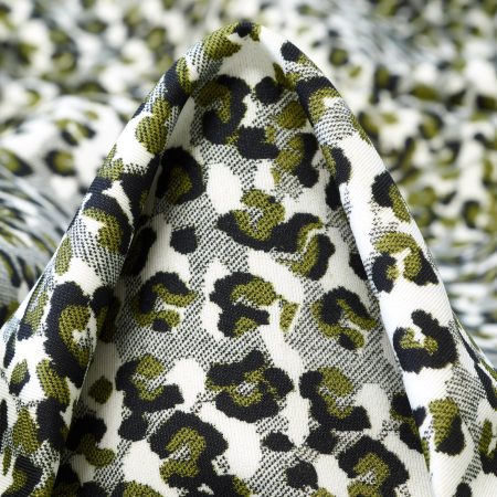 TECHNO JERSEY, PRINTED, HIGH ELASTICITY, BANANA PALM