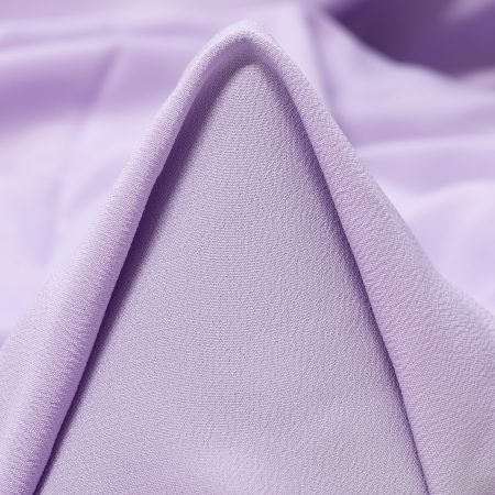 CRÊPE, SILK, PALE LAVENDER