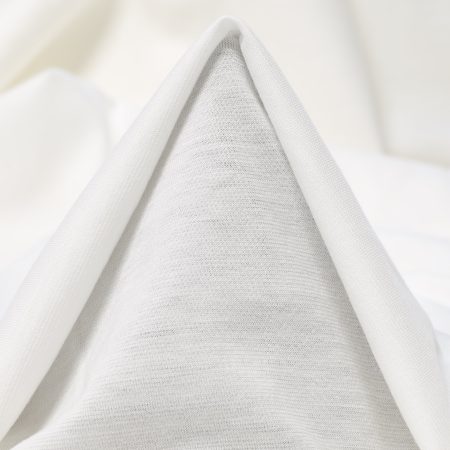 SINGLE JERSEY, COTTON, IVORY