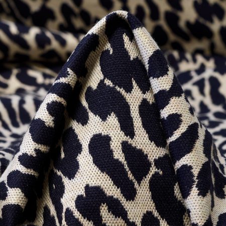 JACQUARD, JERSEY, ANIMAL, SKYROCKET&RAVEN BLACK