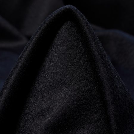 FLANNEL, PURE CASHMERE, RAVEN BLACK