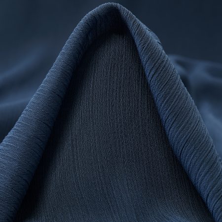 CHIFFON, CRÊPE, WRINKLY, CHINA BLUE