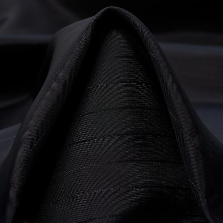 LINING, VISCOSE, STRIPES, JET BLACK