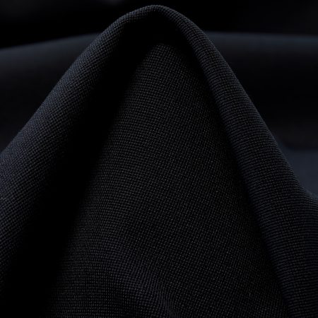 TWILL, WOOL, RAVEN BLACK