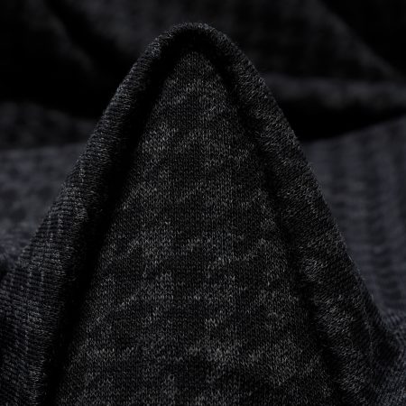 JERSEY, JACQUARD, WOOL BLEND, BLACKENED PEARL