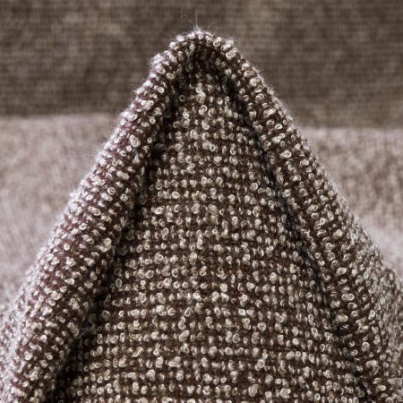 JERSEY, BOUCLÉ, COTTON, SEAL BROWN