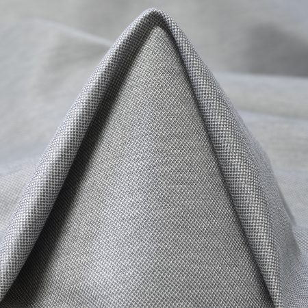 PIQUÉ, COTTON, MINERAL GRAY