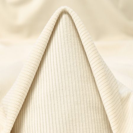 CORDUROY, COTTON, ELASTIC, ANTIQUE WHITE
