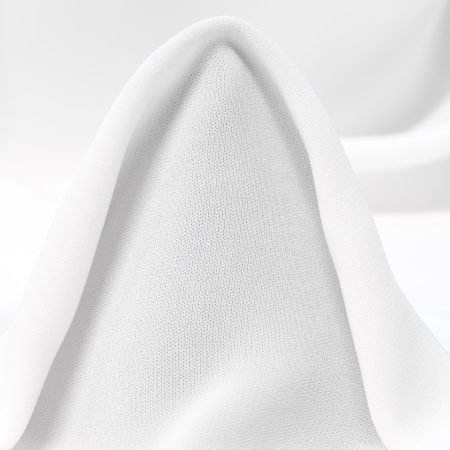 CRÊPE, SATIN, TRIACETATE, BRILLIANT WHITE
